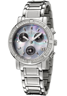 Invicta Women's Wildflower Chronograph Mother of Pearl Stainless