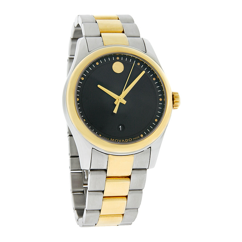 MOVADO SPORTIVO SERIES MENS TWO TONE SWISS QUARTZ WATCH 0606483