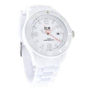 ICE WATCH UNISEX WHITE DIAL RUBBER STRAP QUARTZ WATCH 101963