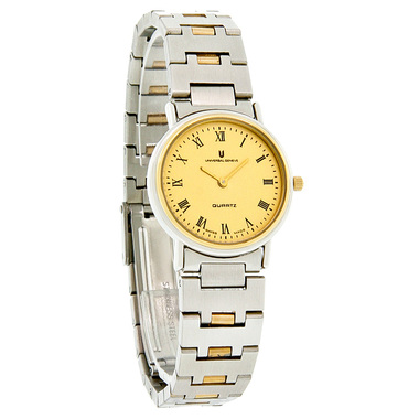 UNIVERSAL GENEVE GOLDEN SHADOW LADIES TWO TONE SWISS QUARTZ WATC