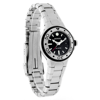 MOVADO SERIES 800 LADIES STAINLESS STEEL SWISS QUARTZ WATCH 2600