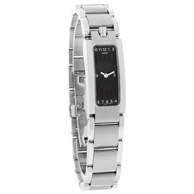 MOVADO ELLIPTICA MINI WOMENS RECTANGULAR STAINLESS STEEL QUARTZ