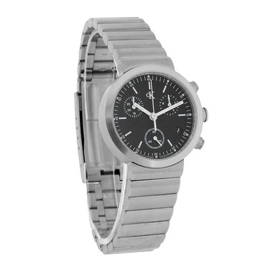 CALVIN KLEIN CK CHRONOGRAPH LADIES 31MM BLACK DIAL SWISS QUARTZ