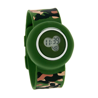 SLAP-ON BRACELET XL 44MM CAMOUFLAGE GREEN JELLY UNISEX DIGITAL Q