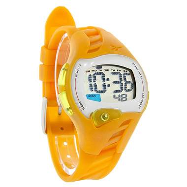 REEBOK SPORT FLASHX DIGITAL ATHLITE QUARTZ CHRONO ORANGE WATCH R