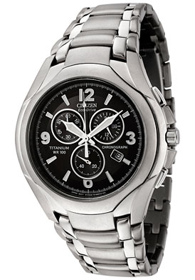 Citizen Men's Eco-Drive Chronograph Titanium