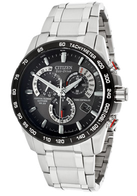 Citizen Men's Chronograph Black Dial Stainless Steel