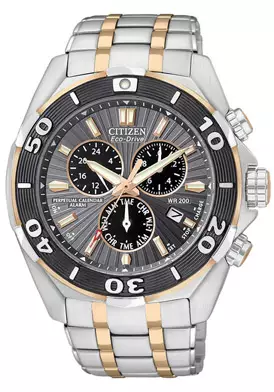 Citizen Signature Eco-Drive Perpetual Chronograph Men's Watch