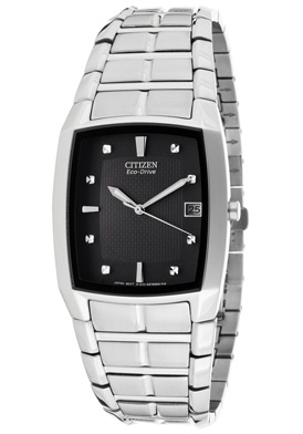 Citizen Men's Black Dial Stainless Steel