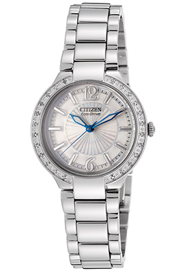 Citizen Women's Firenza Silver-Tone Steel Bracelet and Textured