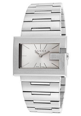 Gucci Women's 100G Stainless Steel Silver-Tone Dial Indice Marke