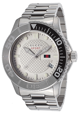 Gucci Men's G-Timeless Stainless Steel Beige Dial