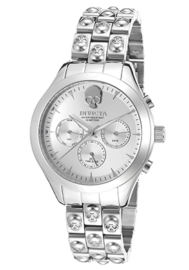 Invicta Women's Angel Multi-Function Stainless Steel Silver-Tone