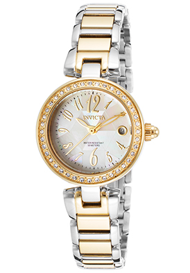 Invicta Women's Angel Crystal Two-Tone Stainless Steel Mother of