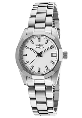 Invicta Women's Specialty Stainless Steel and Tungsten White Dia