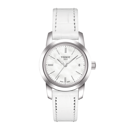 Classic Dream Women's White Quartz Leather Watch