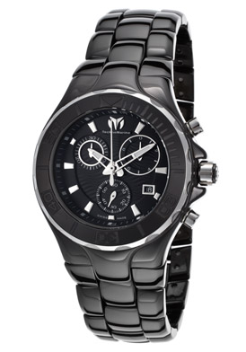 Technomarine Women's Cruise Chronograph Black Ceramic and Dial