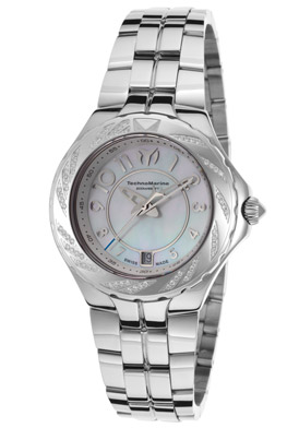 Technomarine Women's Stainless Steel White Mother of Pearl Dial