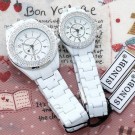 Valentine's Gifts Couple Elegant Diamond Quartz Watch White W105