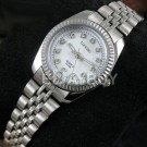 LADY WATCH SILVER STAINLESS STEEL DIAMOND WHITE DIAL W359.B.W