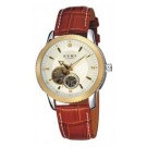 EYKI- Automatic Mechanical Watch - Brown Leather Band - Men's Wa