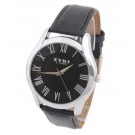 EYKI- Men\'s Watch Leather Band Quartz Move W8450GH