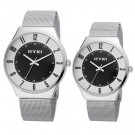 EYKI Couples Watch / Fashion Lovers Watch / Fine Steel Strap / Q