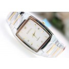 Luxury Square Gold Mens All Steel JP Quartz Watch (Waterproof) Y