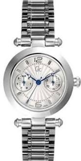 GUESS COLLECTION DAY DATE 100M SILVER LADIES WATCH