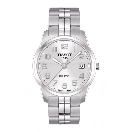 PR 100 Men's Silver Quartz Classic Watch