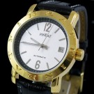 Automatic Mechanical Mens Gold Watch Day/Date Gents WA007