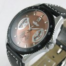 Day/Date Show AUTO Mechanical Leather Mens Watch WA059.K